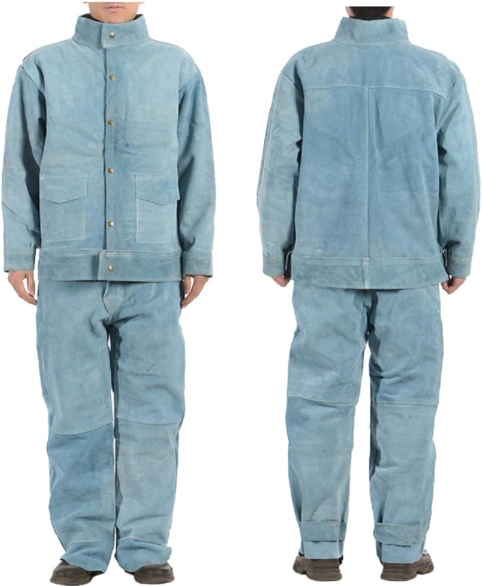Light Blue,XL,Work Overall Uniform Men Women Working Coveralls Welding Suit Workshop Mechanical Uniform Work Clothes Warehouse Suit