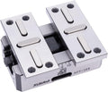 Xindian PAF 5.1 Inch (H77-L38-L) CNC self centering vise, with a stroke of 1.5 Inch, widened jaws, and the ability to add irregular jaws for clamping.