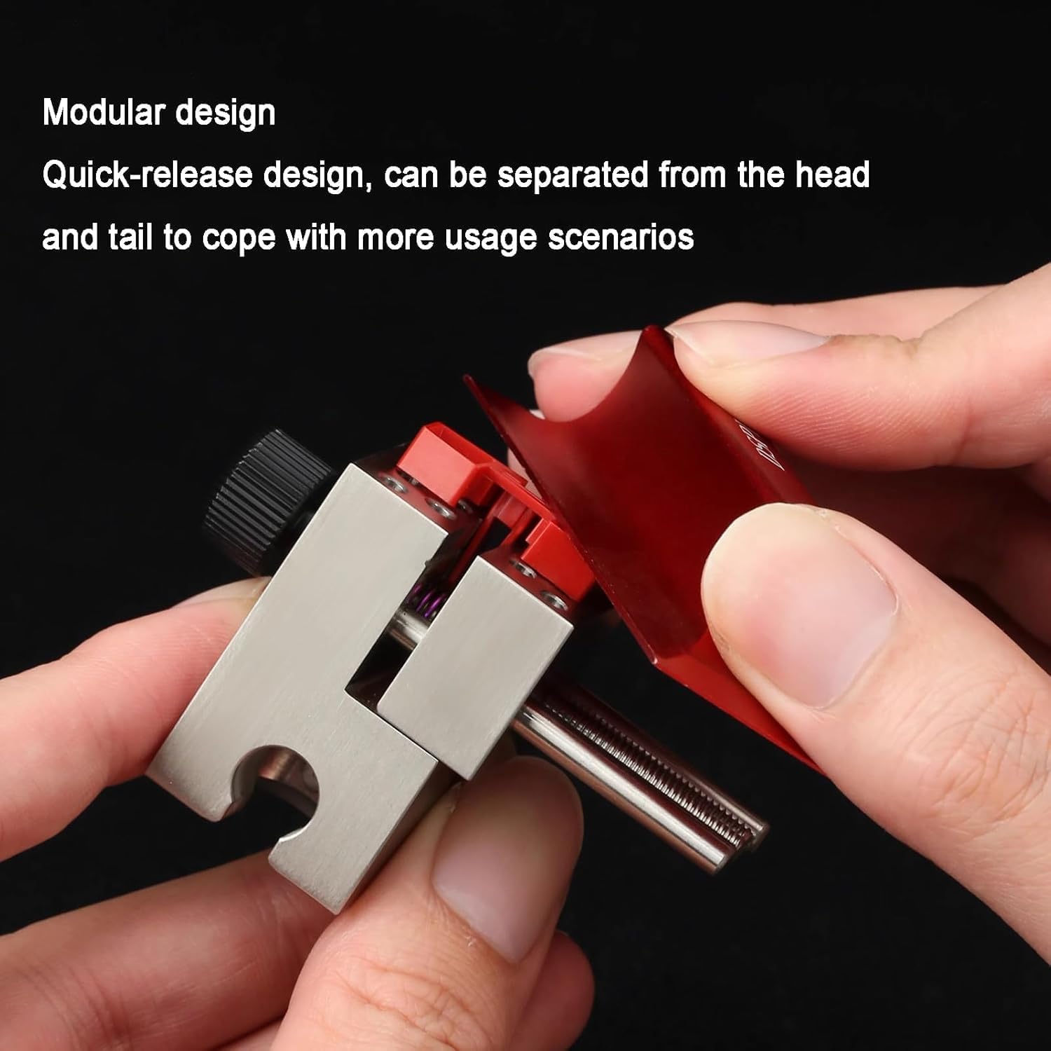 Heavy Duty Mini Bench Vice Clamp, Directional Tabletop Vise, 90° Bend Design, Includes 8 Stainless Steel Pins, for Action Figure, DIY, Jewelry, Watch