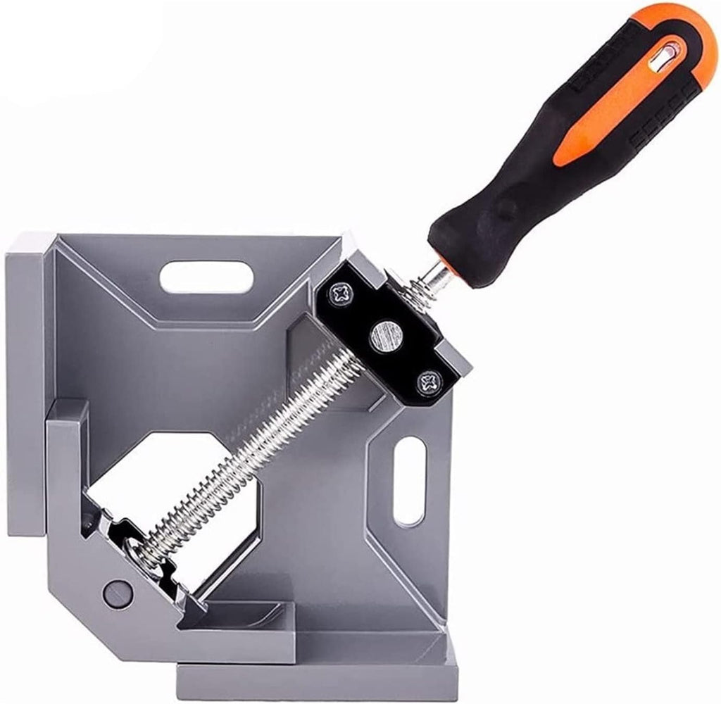Right Angle Holder Carpentry Corner Clamp Right Angle Clip Clamp Tool Rubber Handle 90 Degrees Bracket Woodworking Photo Frame Vise Holder