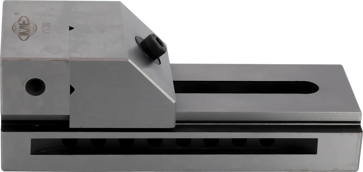 CME Screwless-Type Toolmaker's Vise, 2 7/8' Jaw Width, 3 15/16' Maximum Opening, High-Precision Workholding Vise With Multi-Orientation Mounting For Milling, Inspection, Grinding, Wire EDM