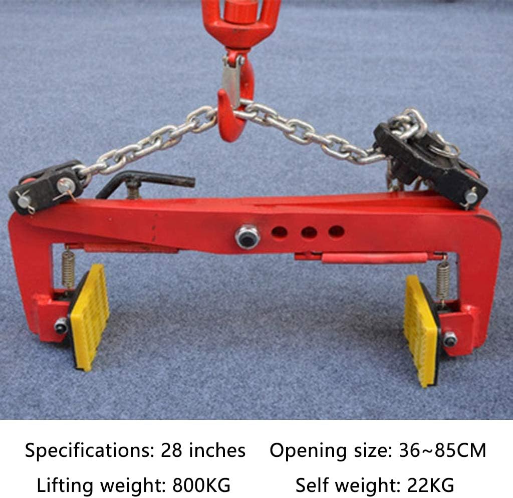 Heavy Duty Alloy Steel Lifting Clamps - 4' Jaw Opening, Thick Non-Slip Vertical Plate Clamp for Safe Steel Plate Lifting & Transport (B5) - Ideal for Construction & Indus