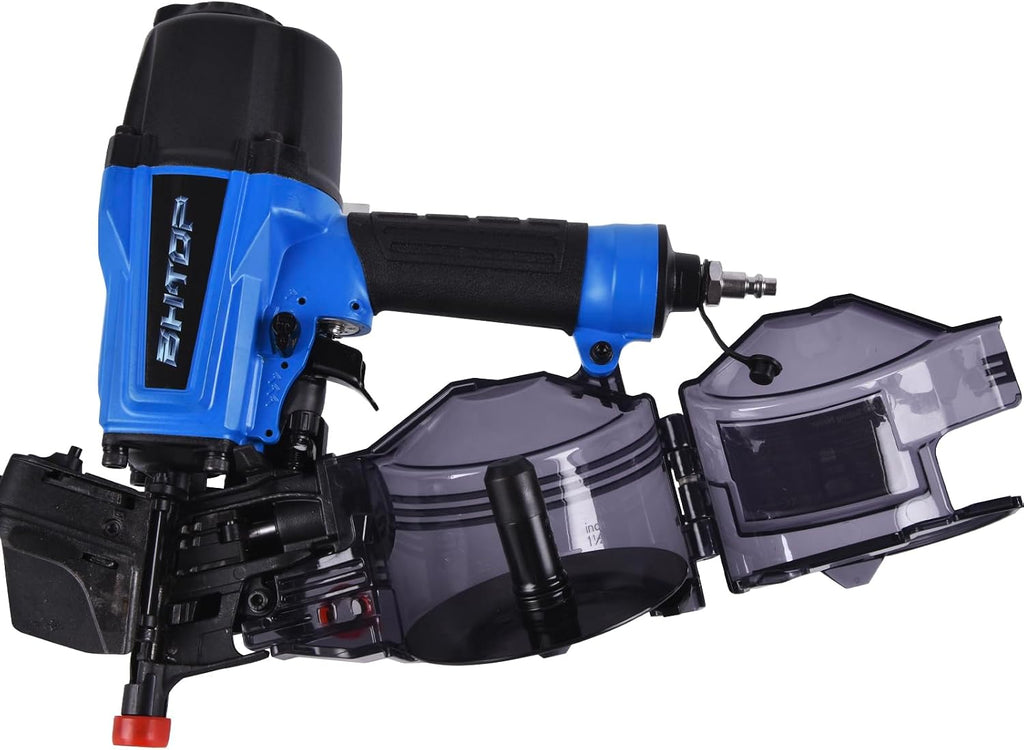 Siding Nail Gun, 15-Degree Coil Siding Fencing Nailer, 1-1/2 inch to 2-1/2 Inch for Siding, Fiber Cement, Fencing, Cedar Shake