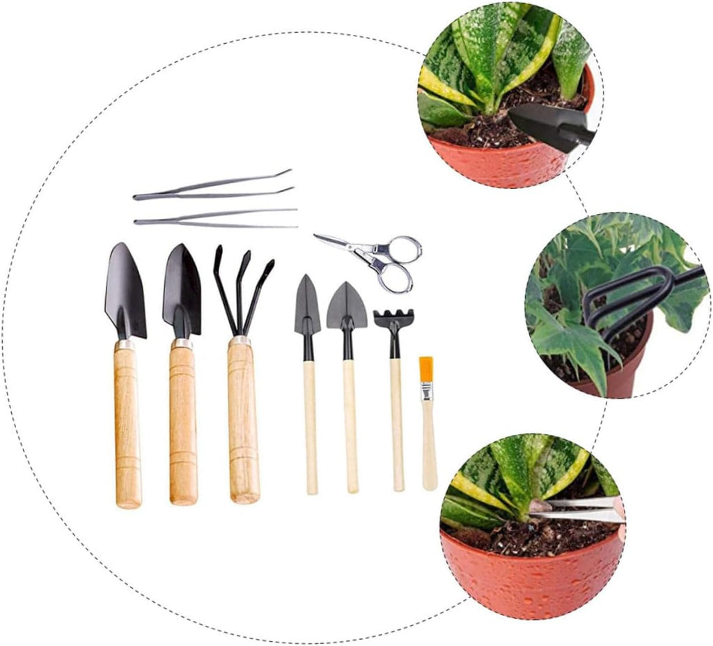 Happyyami 70 Pcs Planting Flower Arrangement Tool Garden Tools Kit Gardening Supplies Bonsai Planting Tool Mini Garden Tool Set Plant Kit Kids Suit Mini Potted Tools Kit Garden Hand Spade