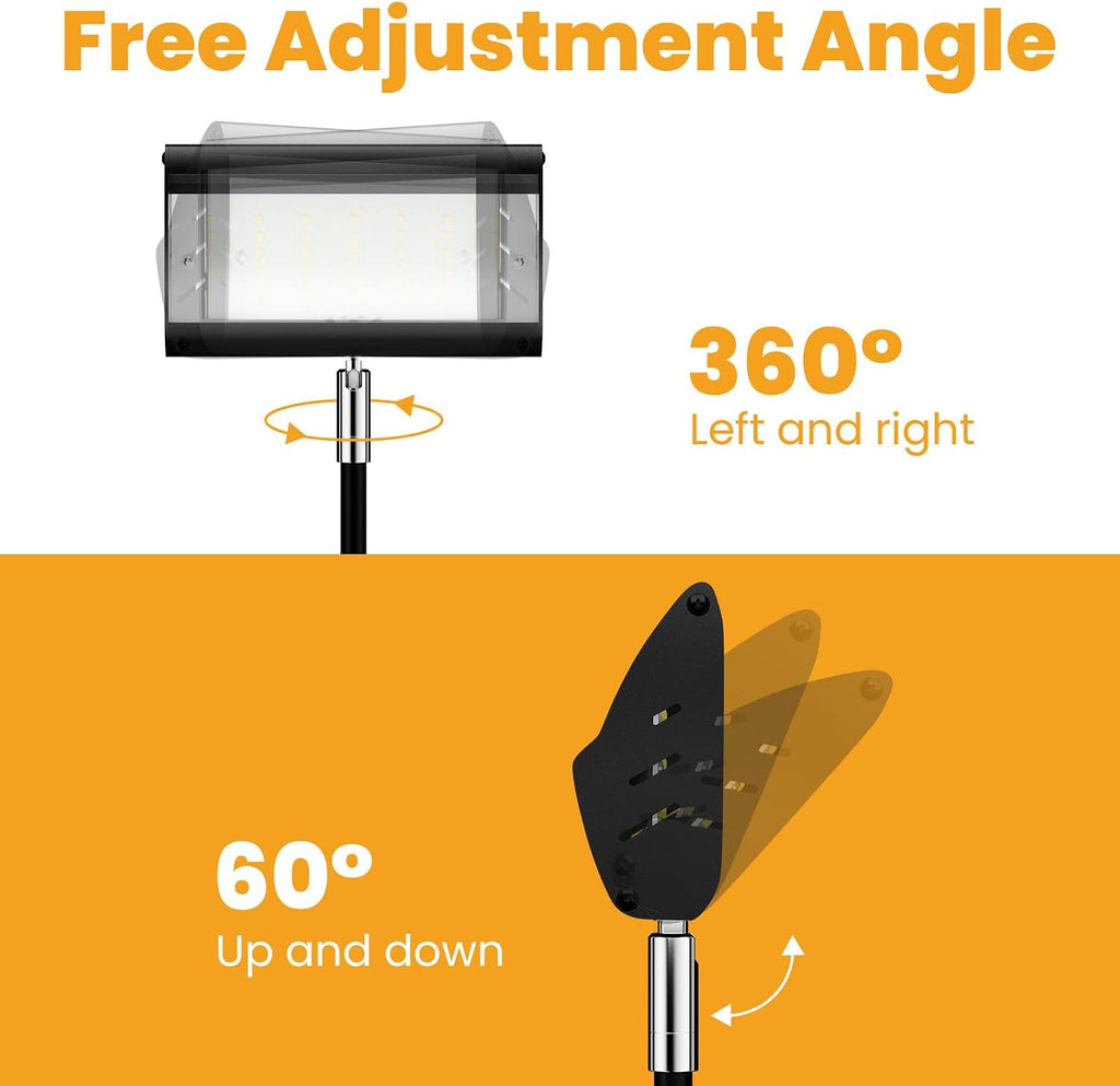 Trade Show Booth Lights, LED Display Lighting For Trade Shows,Portable Exhibit Arm Lighting,Connectable Craft tradeshow Lights Include Clamps,Mounting Brackets,Power Cables,Connect Cables (3pcs Black)