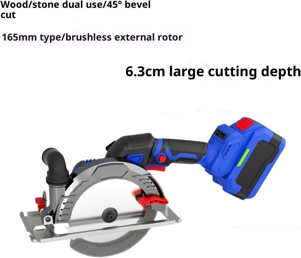 Reciprocating Saw, Cordless Mini Circular Saw Compatible With Compact Wireless Brushless(Battery-1)