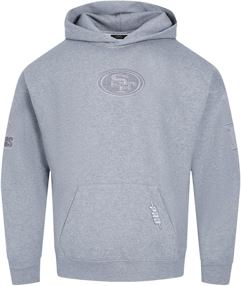 Pro Standard Mens NFL Reverse French Terry Brushed Back French Terry Pull Over Hoodie