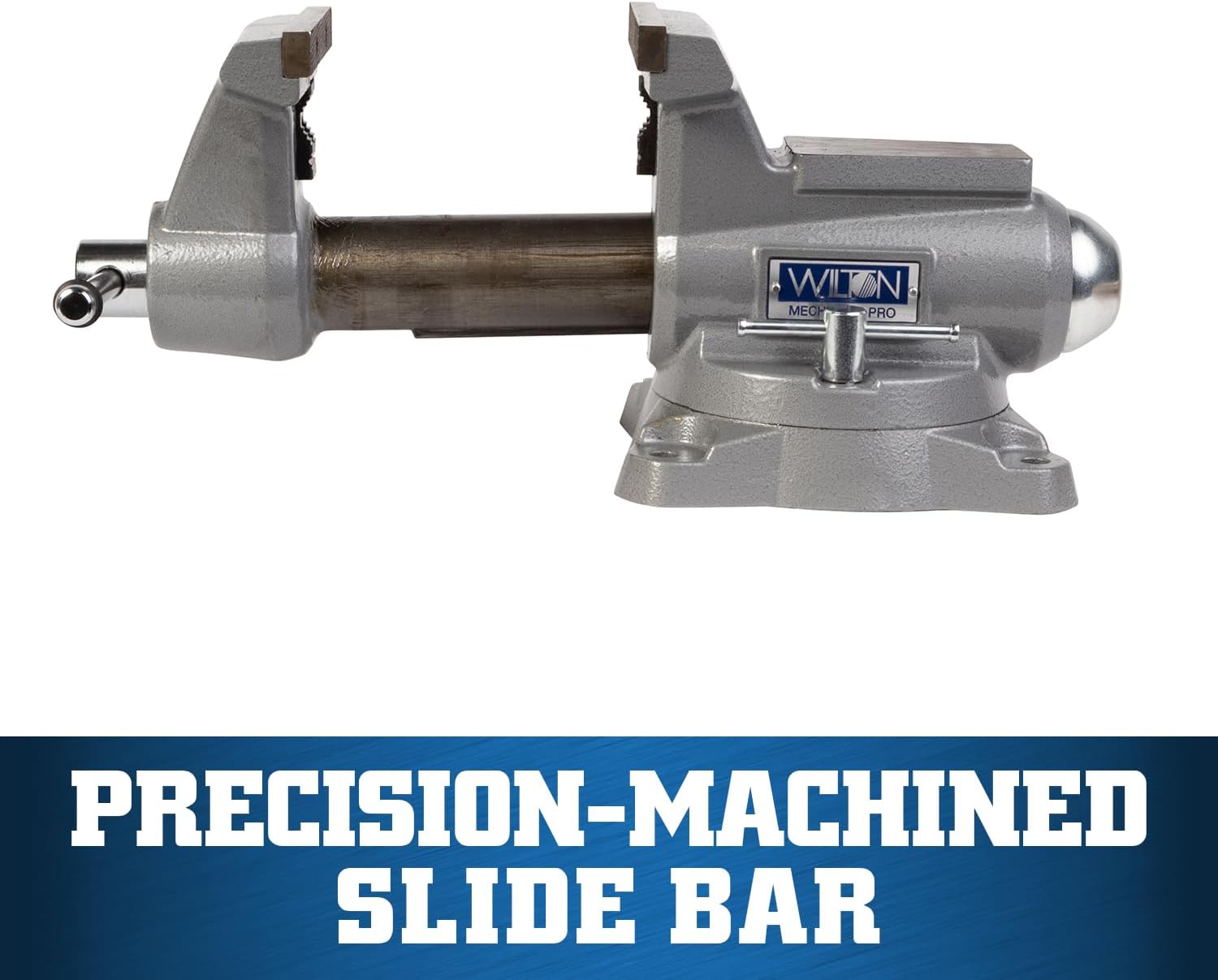 Wilton Mechanics Pro Bench Vise, 5-1/2' Jaw Width, 5' Jaw Opening, 3-5/8' Throat (Model 855M)