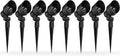 Malibu Low Voltage Floodlight LED Outdoor Landscape Lighting 12V Landscape Spotlight 6W Garden Light for Patio Yard 8Pack