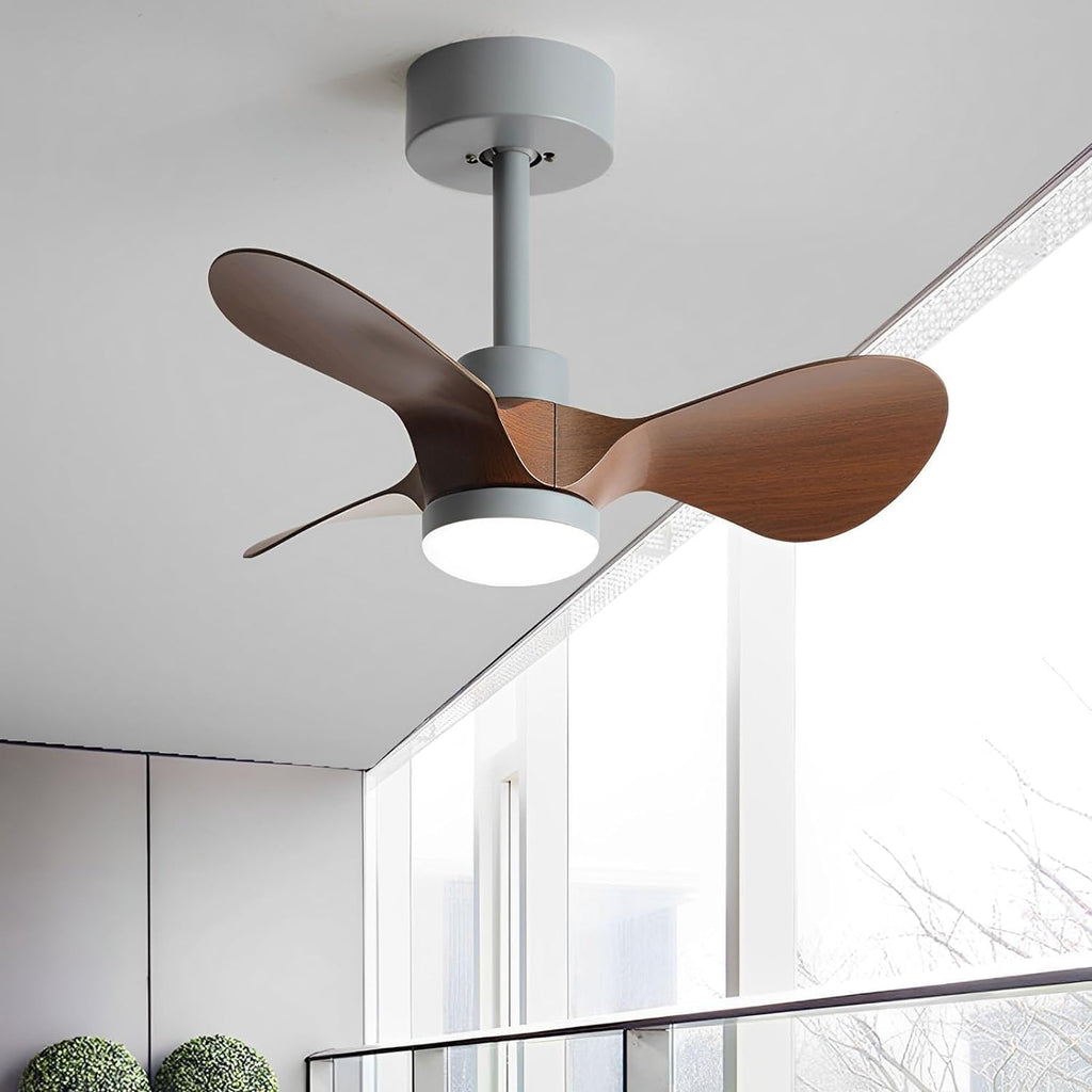 LED Fandelier Ceiling Fan with Light for Kids Room Small Kitchen Ceiling Fan Light with Remote Control Dimmable Large Ceiling Light Fan Chandelier for Living Room Children Bedroom Dining Room