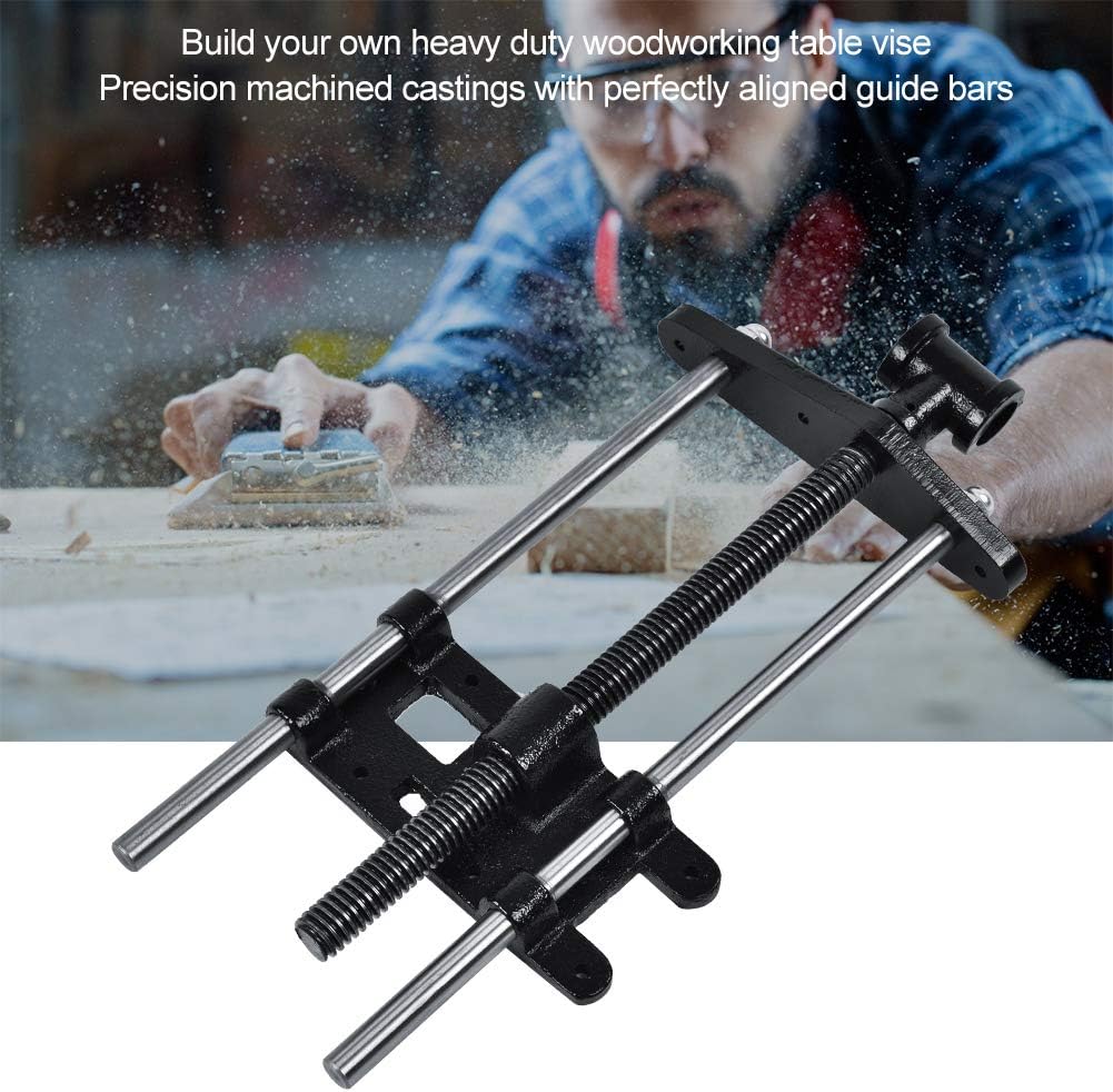 Heavy Duty Woodworking Front Vise - 10.5' Quick Release Clamp for Metal & Wood - Ideal for Home Studios & Teaching
