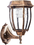 Wall Lamps Sconces Solar Wall Spotlights Outdoor Waterproof LED Terrace Wall Lantern Garden Wall Lamp Aluminum Garden Light Exterior Wall Light Door Wall Sconce