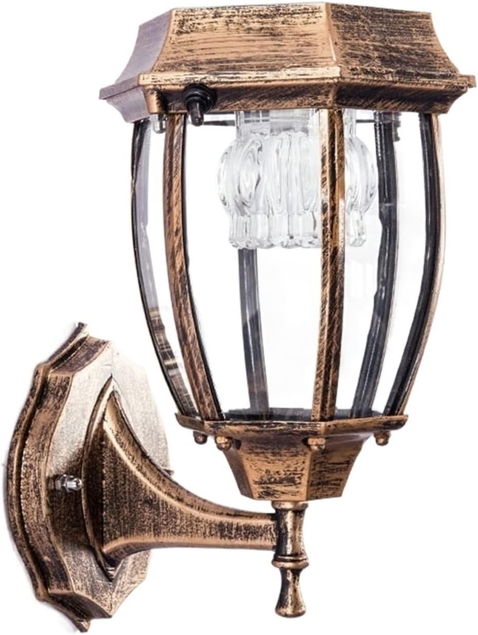 Wall Lamps Sconces Solar Wall Spotlights Outdoor Waterproof LED Terrace Wall Lantern Garden Wall Lamp Aluminum Garden Light Exterior Wall Light Door Wall Sconce