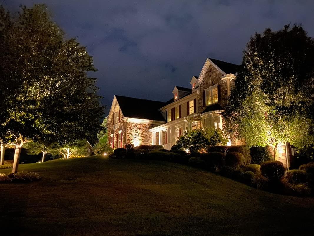 Alliance Outdoor Lighting BL400-BT Bluetooth Bullet Light, Integrated LED Bluetooth Landscape Lighting, Color Changing Driveway Spotlight. Solid Brass, 4.25 in x 5 in x 1.75 in, Single Light Fixture