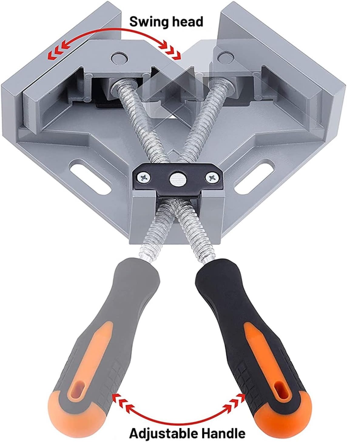 Right Angle Holder Carpentry Corner Clamp Right Angle Clip Clamp Tool Rubber Handle 90 Degrees Bracket Woodworking Photo Frame Vise Holder