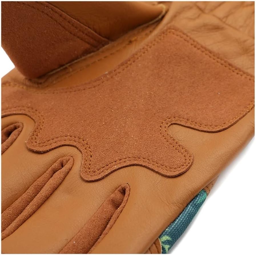 Rose Pruning Thorn Proof Gardening Gloves, Long Sleeve Puncture Proof Gloves with Forearm Protection for Women and Men (Color : Yellow, Size : One Size)