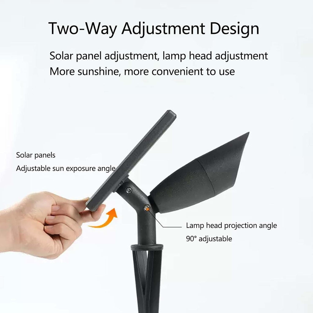 Outdoor Landscape Spotlights Solar Spot Outdoor Landscape, Led Lighting Waterproof Graden Lights, Color Changing Spotlights, Solar Lights Garden Floor Lamps for Yard, Pat