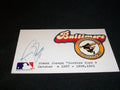 Baltimore Orioles Frank Zupo (d.05) Auto Signed Vintage 3x5 Index Card CM - MLB Cut Signatures