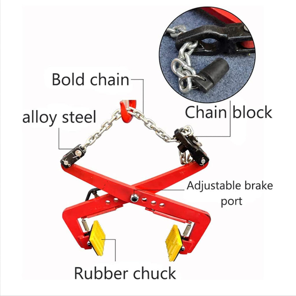Plate Clamp, Vertical Plate Clamp for Lifting and Transporting Hanging Stone Fixture, Lifting Clamp Jaw Opening 4 Inch(B5)