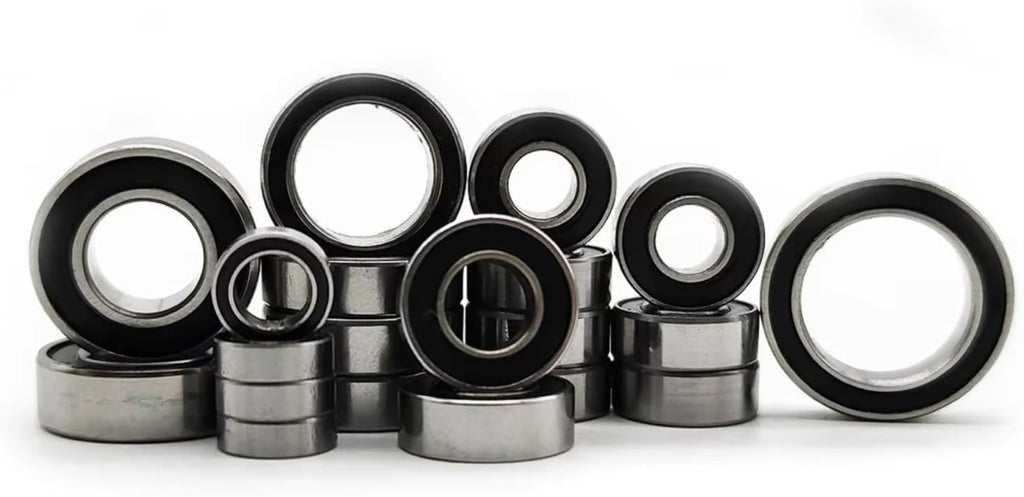 RC Bearing Kit For Traxxas For Stampede 4x4 1/10 20Pc Steel Complete Ball Bearings Kit Black Rubber Sealed Pre Greased 4WD Monster Truck Car Rc