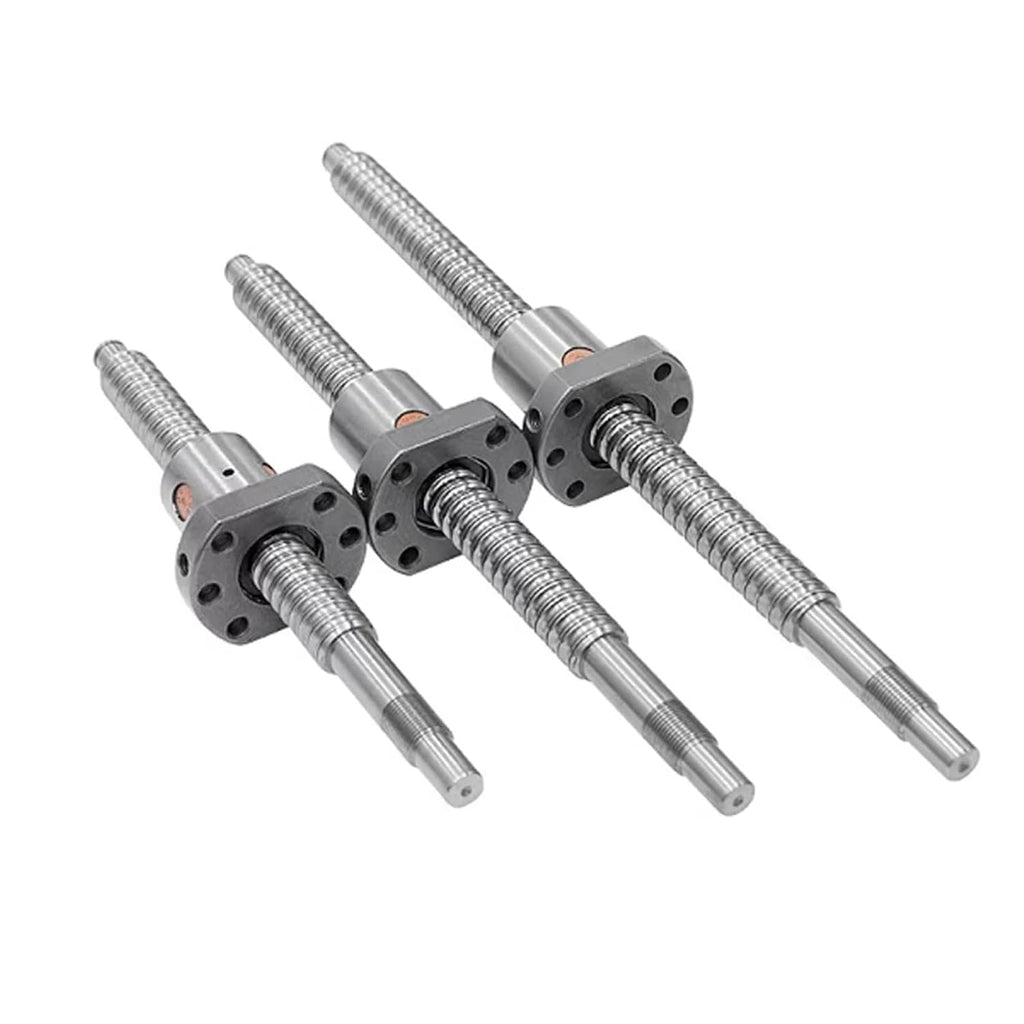 2PCS Ballscrew SFU2004 SFU2005 SFU2010 1000-2000mm C7 Roller Screw with Single Ball Nut Dia 20mm Pitch 4mm 5mm 10mm(2PCS SFU2005,1400mm)