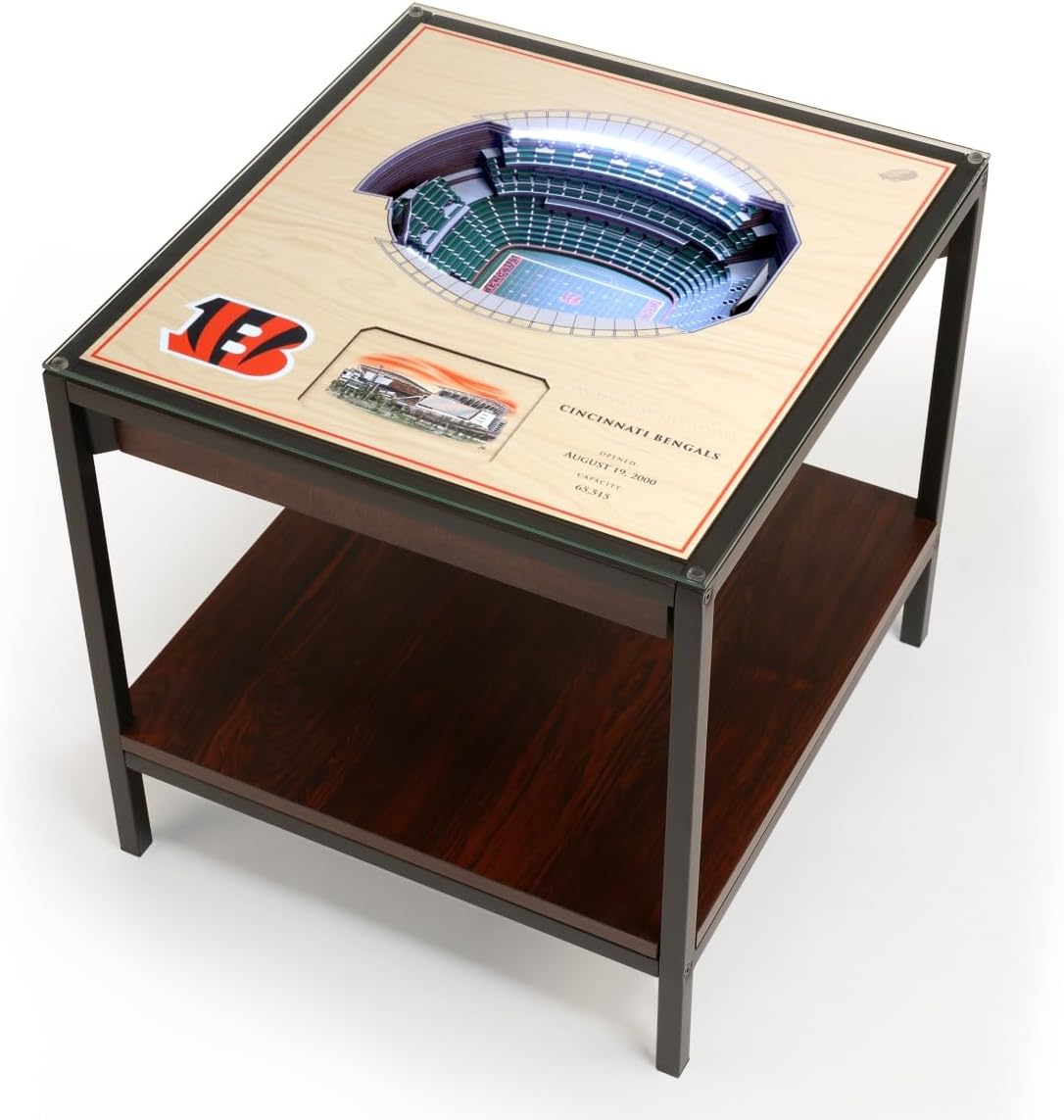 YouTheFan NFL 25-Layer StadiumViews Lighted End Table