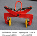 Heavy Duty Alloy Steel Lifting Clamps - 4 Inch Jaw Opening, Non-Slip Vertical Plate Clamps for Safe Lifting & Transporting Steel Plates - Durable & Reliable(A2)