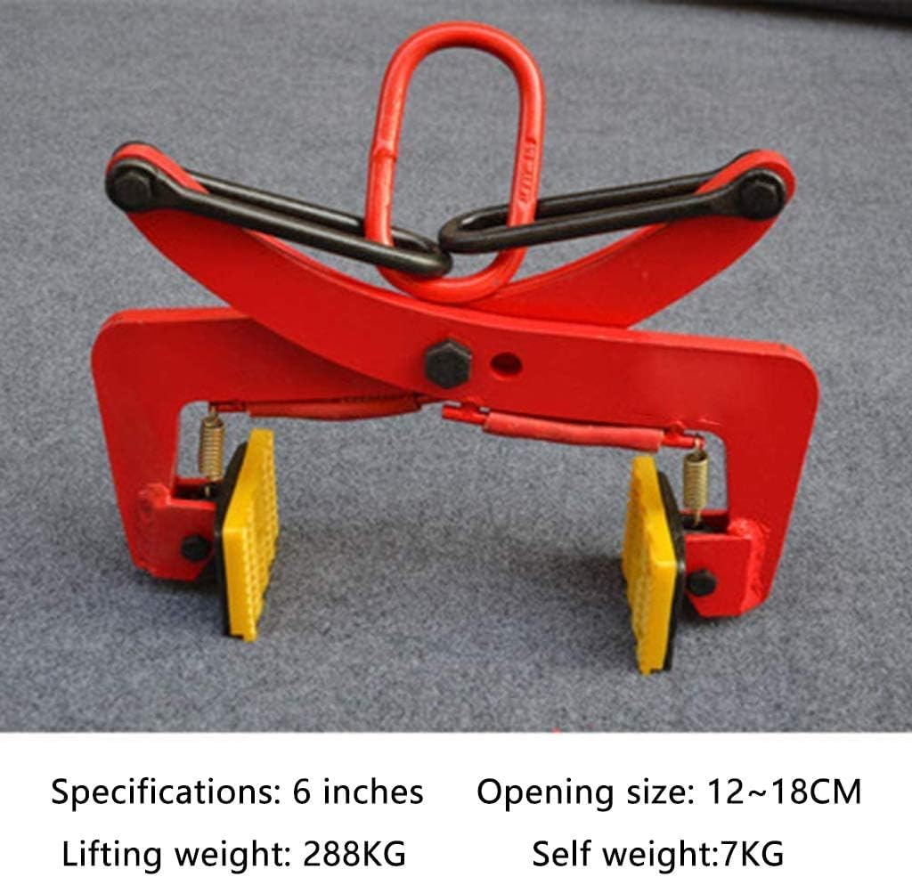 Heavy Duty Alloy Steel Lifting Clamps - 4 Inch Jaw Opening, Non-Slip Vertical Plate Clamps for Safe Lifting & Transporting Steel Plates - Durable & Reliable(A2)