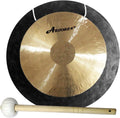 Arborea Sound Healing Gong Deep Wave Gong 18 Inch Authentic Chinese Wind Gong Includes Padded Gong Mallet Hanging String for Sound Bath and Meditation