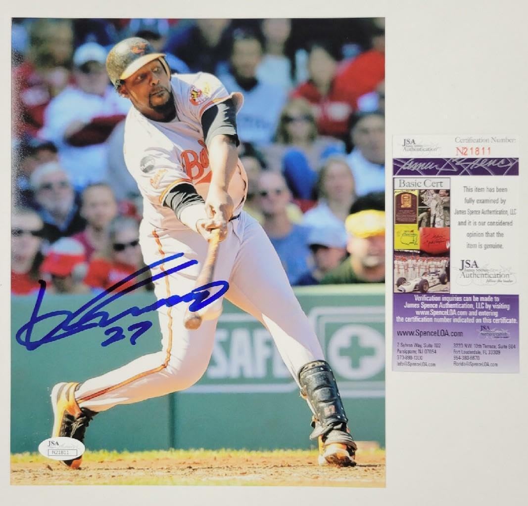 HOF Vladimir Guerrero signed Baltimore Orioles 8x10 Photo ~ JSA COA - Autographed MLB Photos