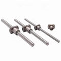C5 Miniature Ball Screw SFK0801 8mm 10mm 0801 Length100 150 200mm with SFK Ball Nut 3D Printer(100mm,SFK0801 No Machined)