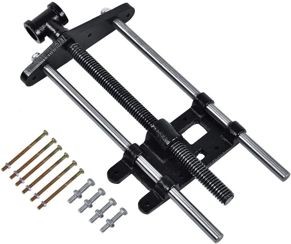 Heavy Duty Woodworking Front Vise - 10.5' Quick Release Clamp for Metal & Wood - Ideal for Home Studios & Teaching