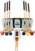 Baden 6-Player Champions Croquet Set with Soft Grip Handles Medium