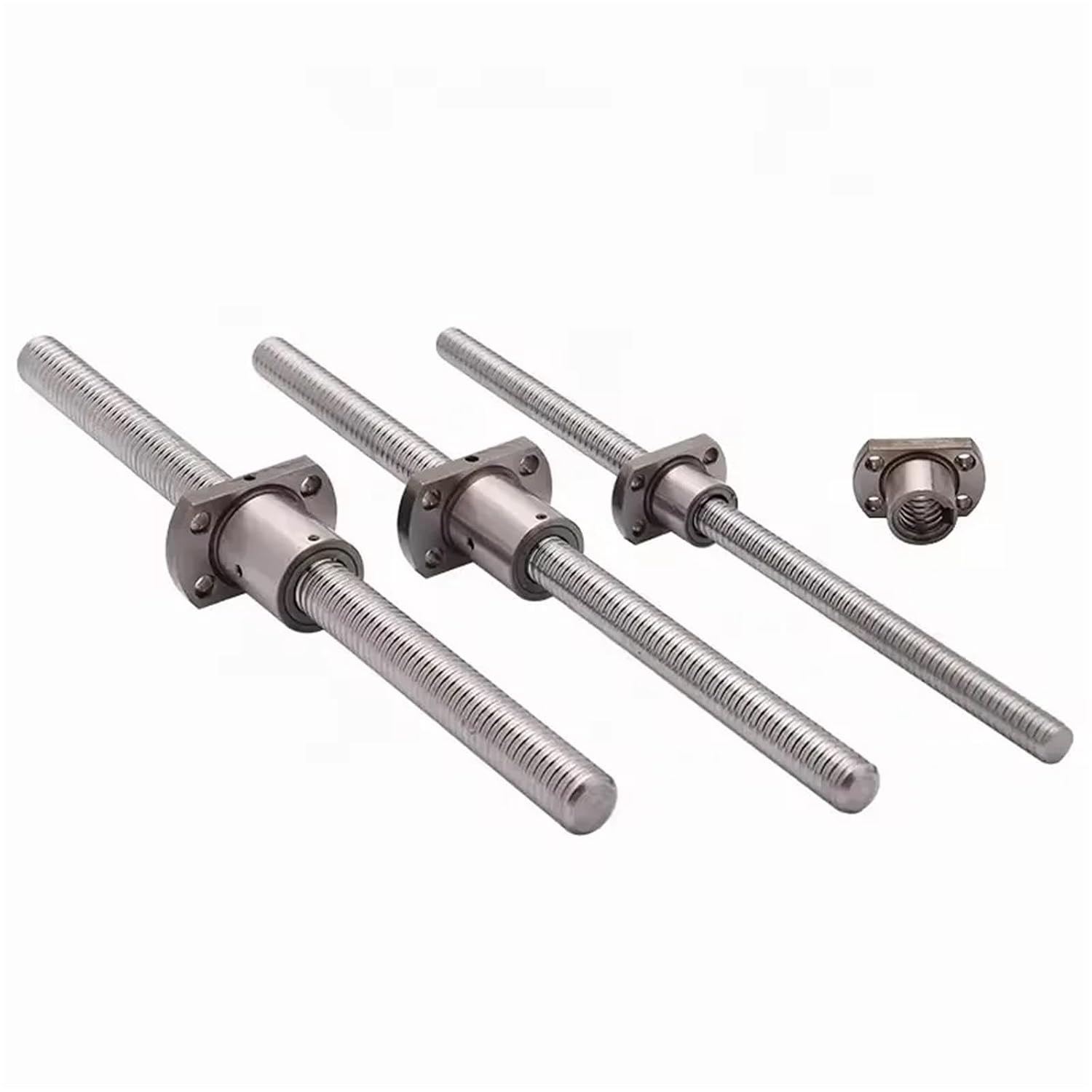 C5 Miniature Ball Screw SFK0802 SFK1002 6mm 8mm 10mm 0601 0801 0802 1002 1202 Length 100 150 200mm with SFK Ball Nut 3D Printer 1Pcs(SFK0802 End Machined,200mm)
