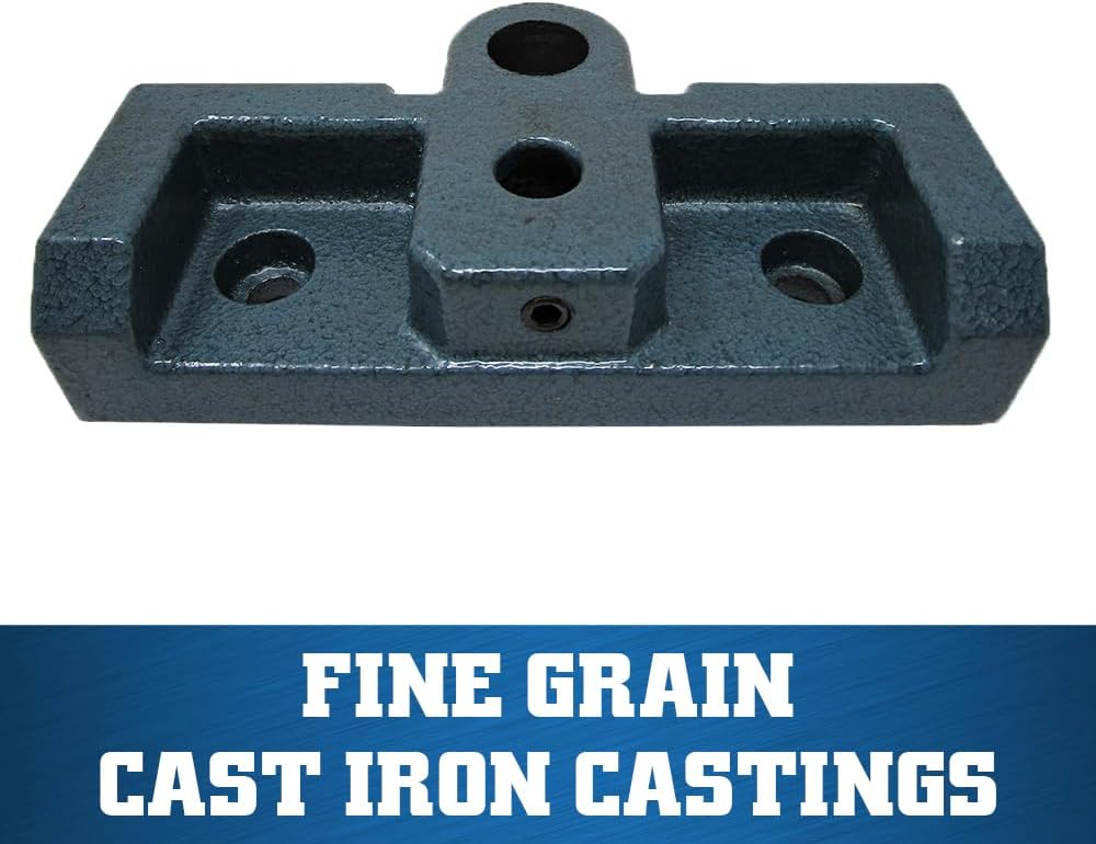 Wilton Low-Profile Drill Press Vise, 8' Jaw Width, 8' Jaw Opening, 2' Jaw Depth (Model LP8)