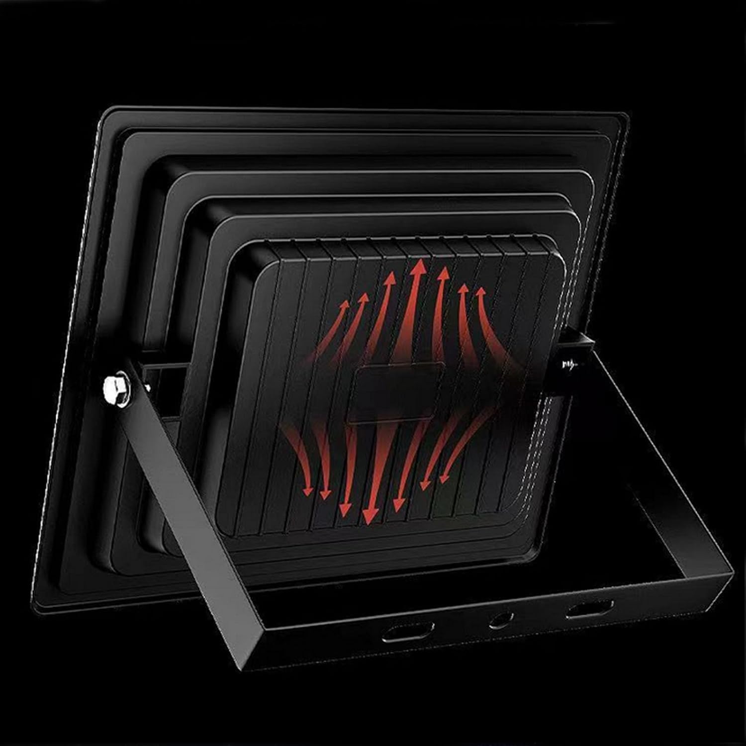 Led Solar Flood Light, Outdoor Waterproof Spotlight Solar Remote Control Reflector Led Street Lamp Ideal for Outdoor Walls Or Light Poles in Parking Lots Sidewalks Trails Scho,One Color5M