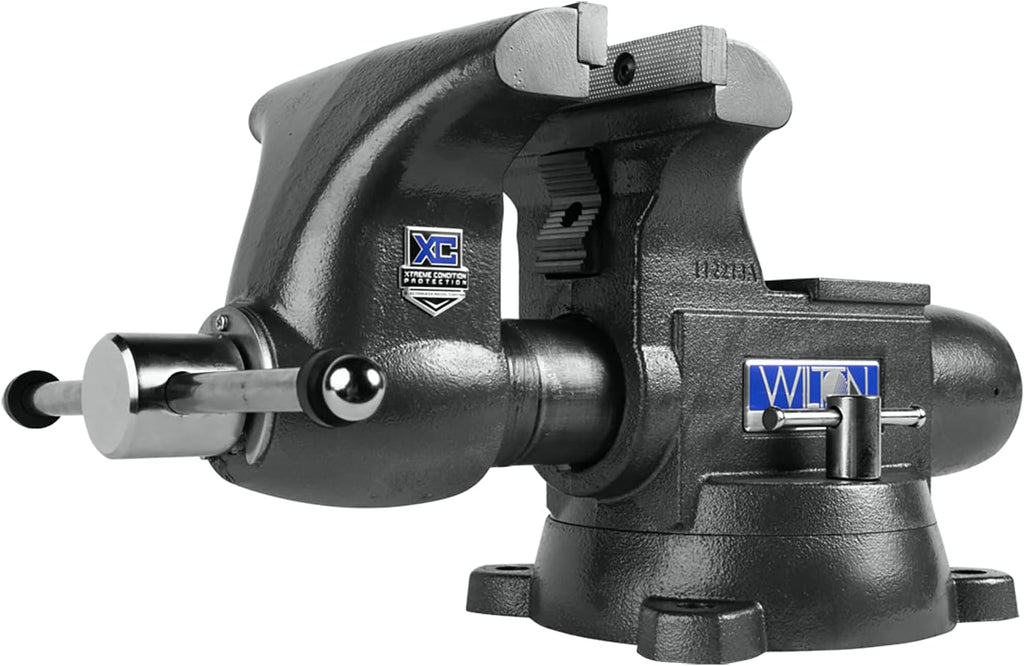 Wilton Tradesman XC Bench Vise, 8' Jaw Width, 6-3/4' Max Jaw Opening, 4-3/4' Throat (Model 1780XC)