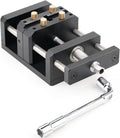 Self Centering Drill Vise, Multi Purpose Woodworking Vise, Portable Aluminum alloy Vice, Centering Hole Puncher Tool with Handle