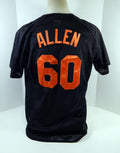 Baltimore Orioles Allen #60 Game Used Jersey Ext ST GCL 038 - Game Used MLB Jerseys