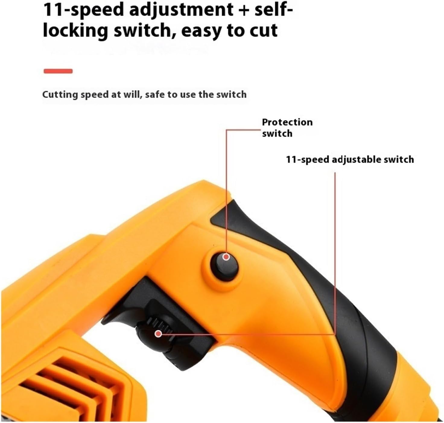 Reciprocating Saw, Cordless Electric Reciprocating Saw Multi-Function Woodworking Cutting Tool for Home Use