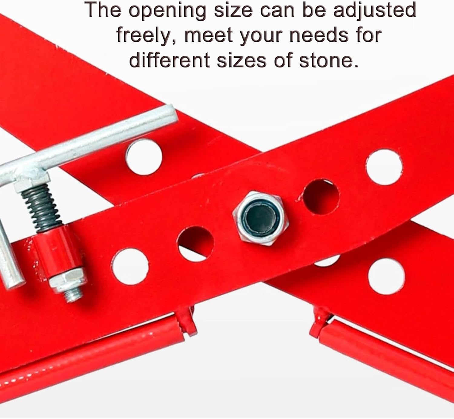 Granite Slab Lifting Clamp Pliers, Adjustable Jaw Opening Stone Lifting Tool, Roadside Curb Clamp for Carrying and Vertical Transport of Marble Concrete Blocks Slate Sheets Curb Stones(12-36cm(4.7-14.
