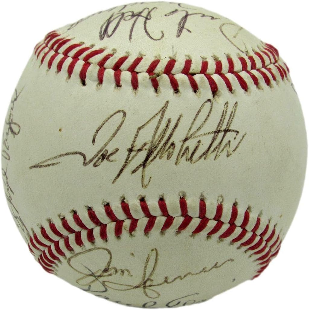 Orioles Greats Team Signed by 12 Baseball Powell Blair Altobelli 158920 - Autographed Baseballs