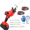 Cordless Reciprocating Saw丨21v Electric Saw for Cutting Pork Bones,Meat, Ribs丨quick Heat Dissipation丨lightweight & Labor-Saving丨4 Saw Blades & 12 Gloves