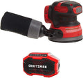 CRAFTSMAN V20 Random Orbit Sander with Bluetooth Speaker, Tools Only (CMCW220B & CMCR001B)