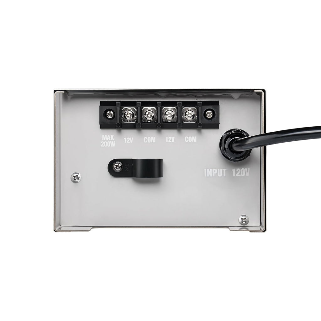 WAC Limited Landscape Lighting 12V Power Supply, 120V Plug-in 100W Max Output in Stainless Steel