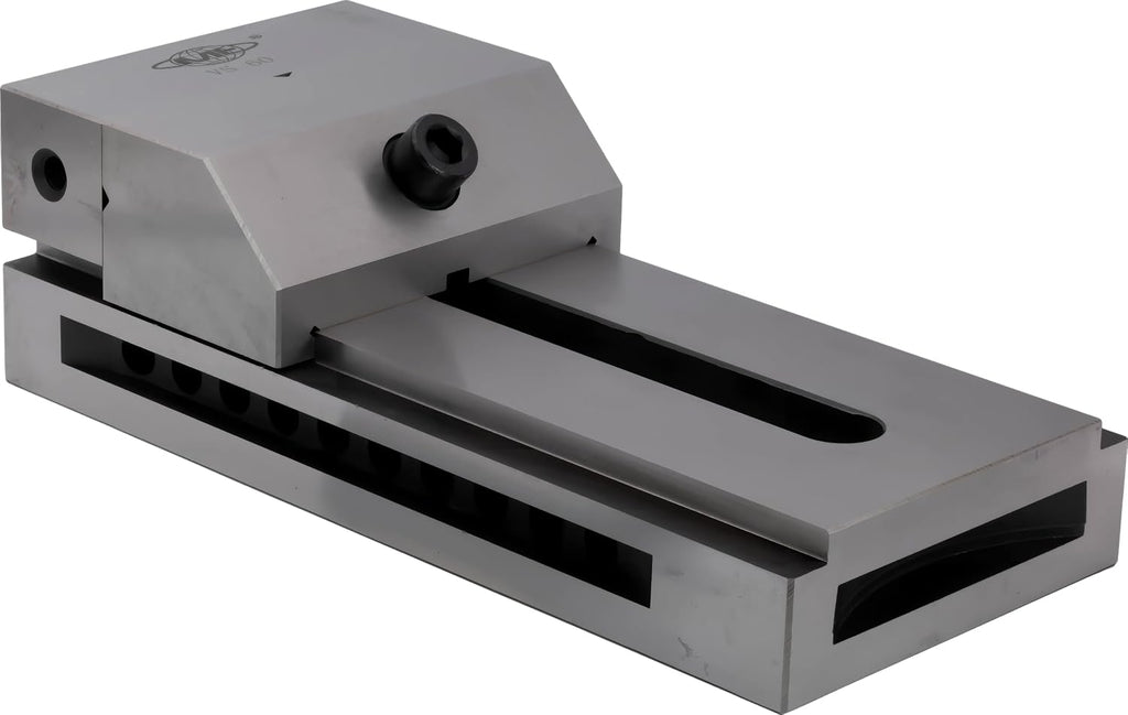 CME Screwless-Type Toolmaker's Vise, 5 7/8' Jaw Width, 7 7/8' Maximum Opening, High-Precision Workholding Vise With Multi-Orientation Mounting For Milling, Inspection, Grinding, Wire EDM
