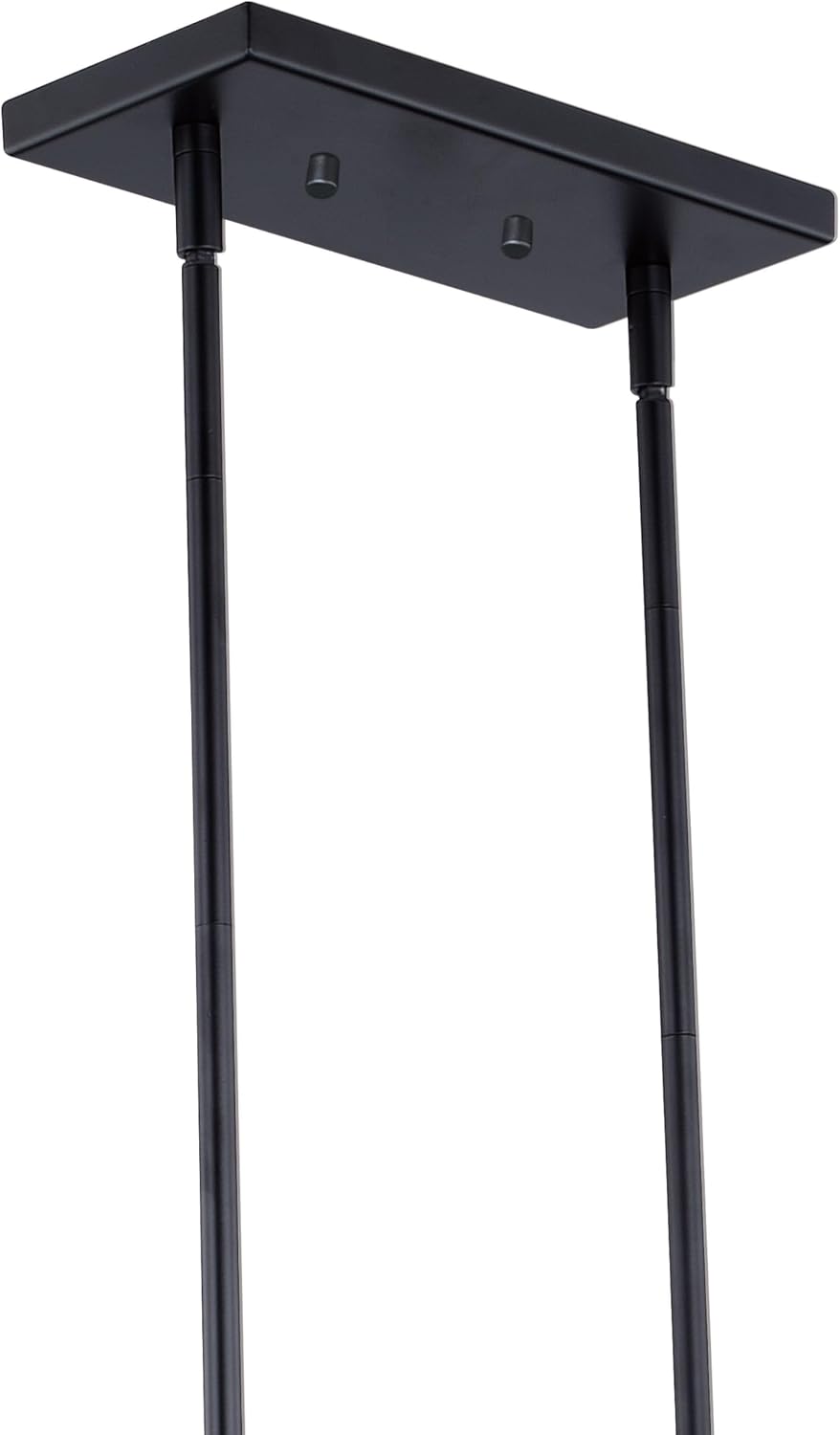 VAXCEL Oslo 5L Black Urban Loft Linear Chandelier Island Pendant Light Fixture