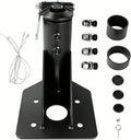 Adjustable 5th Wheel to Gooseneck Adapter Hitch 12'-17' Compatible with RV Camper Trailer to 2-5/16' Ball 20,000 Pound Rating Coupler 12217
