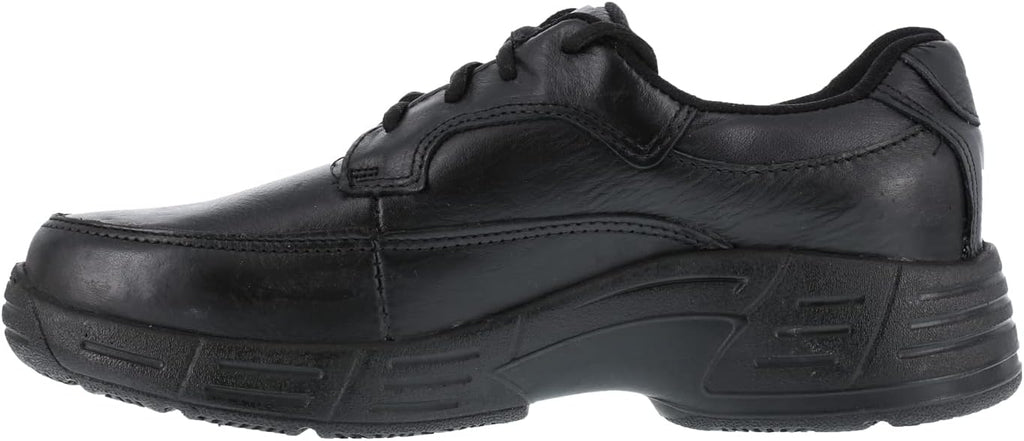 Florsheim Mens Ulysses Leather Four Eye Tie Moc Toe Oxford Work Shoes