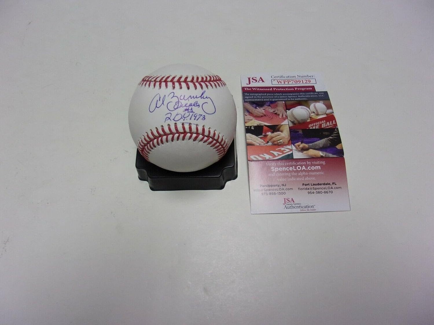 Al Bumbry Baltimore Orioles 1983 Ws Champs Jsa/coa Signed 1983 Ws Baseball - Autographed Baseballs